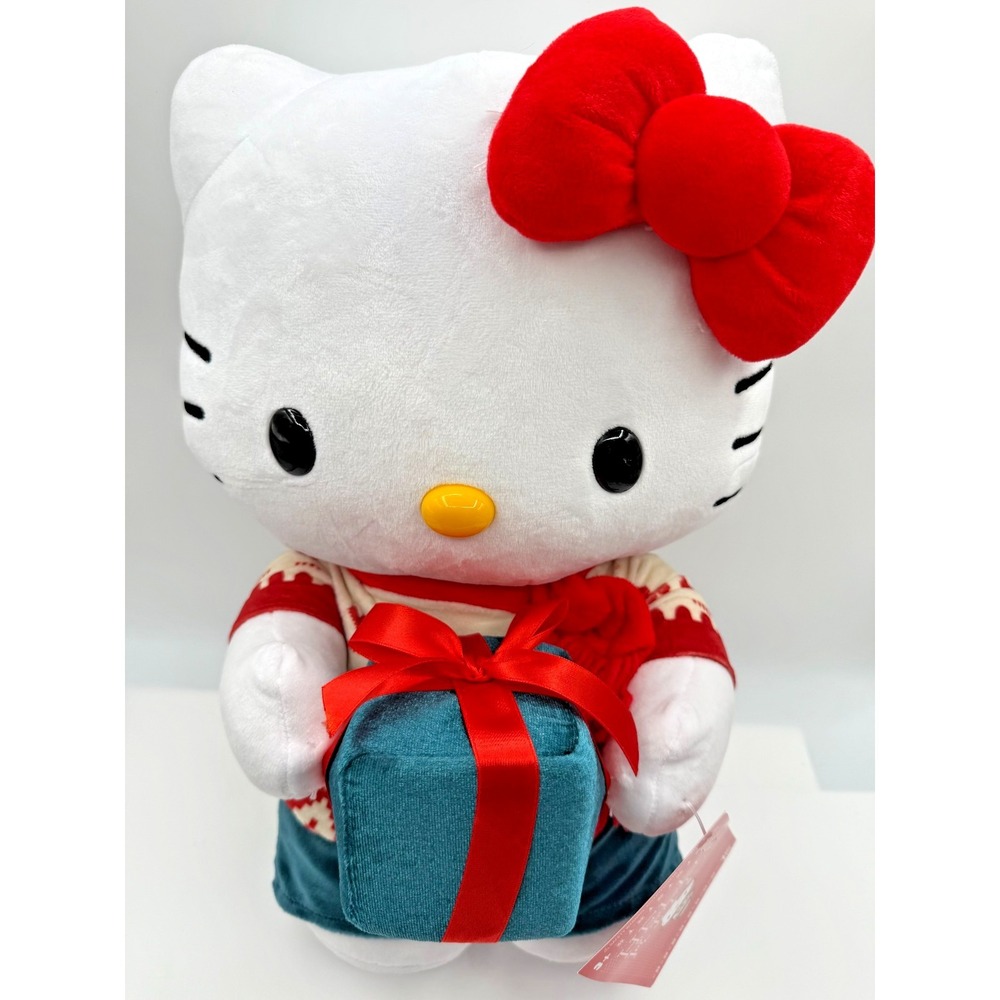 Hello Kitty Plush Holiday Christmas Greeter NWT 17" ‎ 2025